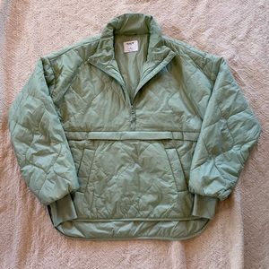 Old Navy women Packable Half-Zip Water-Resistant Quilted Jacket Size S